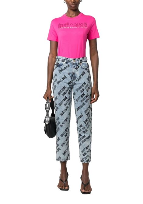 Just CavalliT-shirt with rhinestones JUST CAVALLI | T-shirt | 75PAHE00 CJ110455